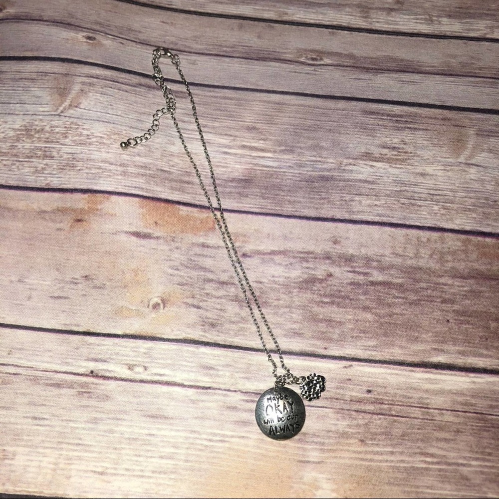 The Fault in Our Stars Silver Charm Necklace